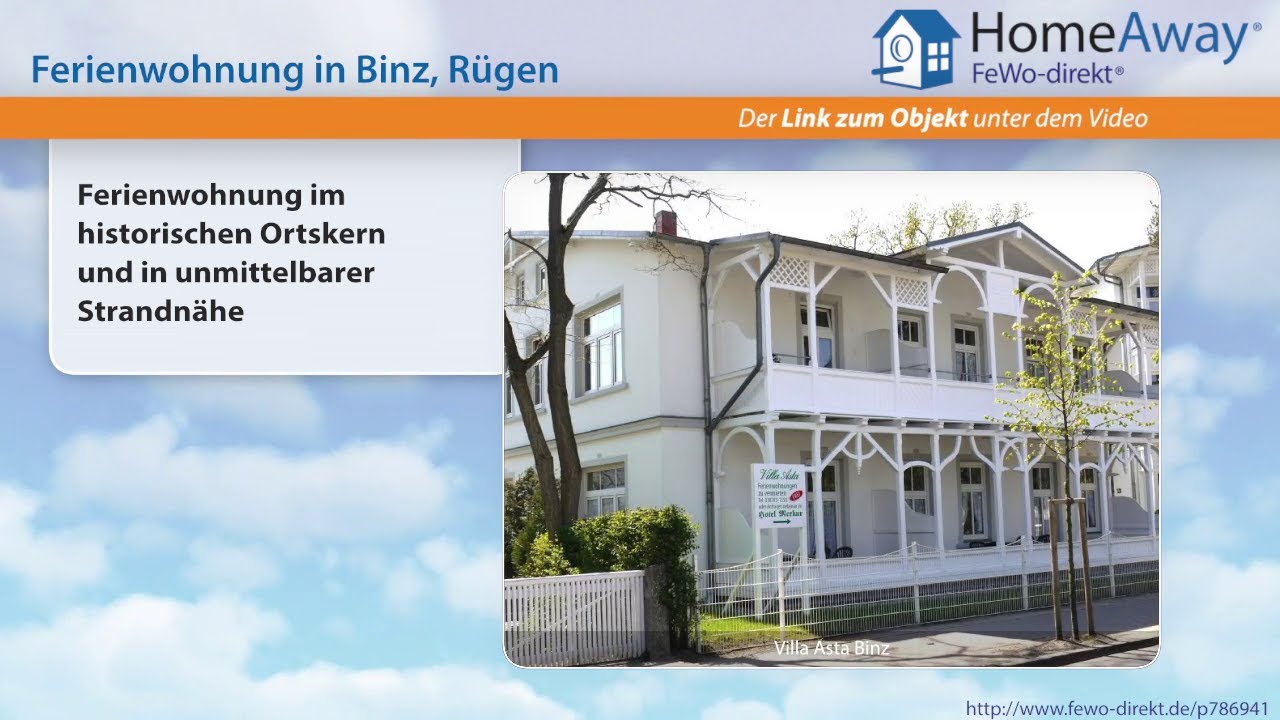 Binz: Ferienwohnung im historischen Ortskern und in unmittelbarer - FeWo-direkt.de Video