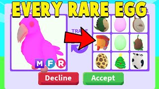 I traded for EVERY RARE EGG and HATCHED them after.. (Adopt Me)