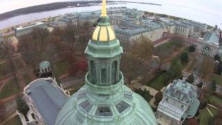 Aerial Views Annapolis Maryland and United States Naval Academy