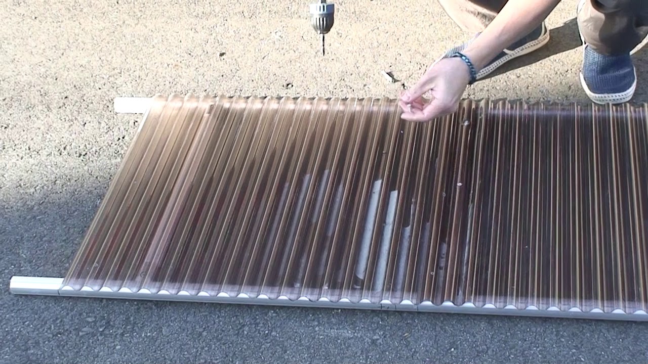 テラス屋根diyに便利 波板を使った簡単屋根の作り方 Youtube