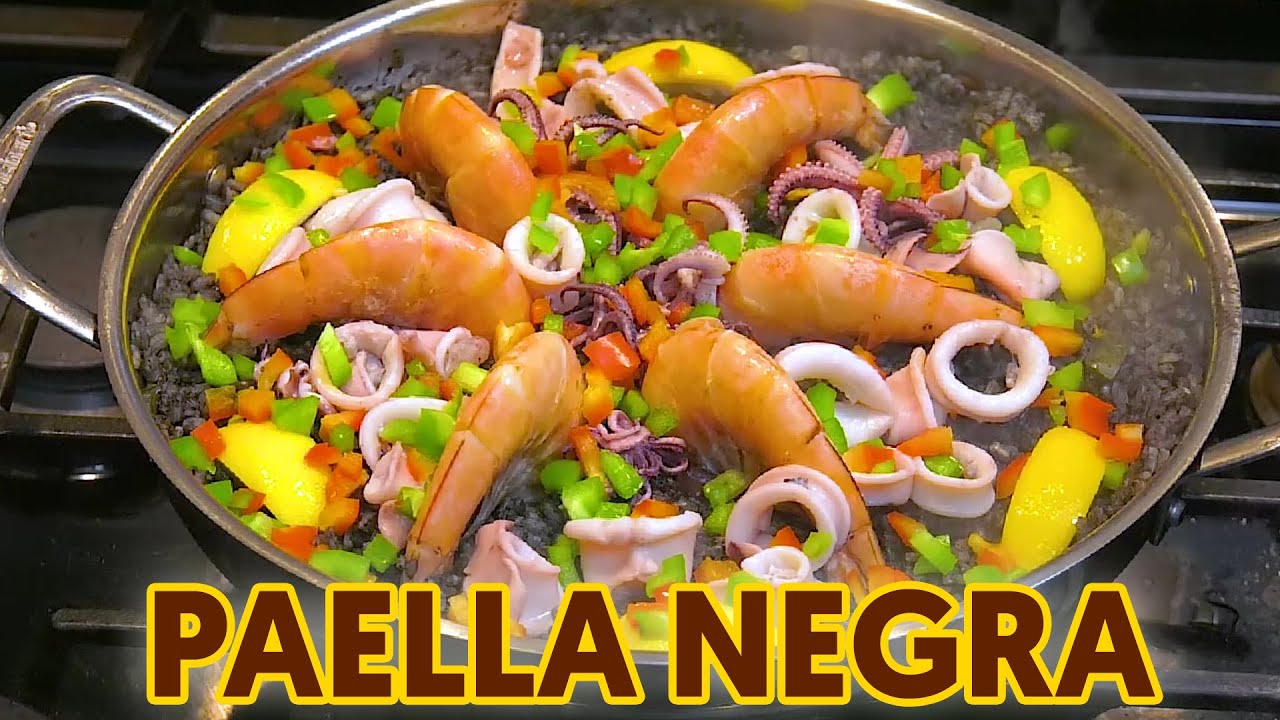 Paella Negra (Arroz Negre or Black Paella) | Panlasang Pinoy