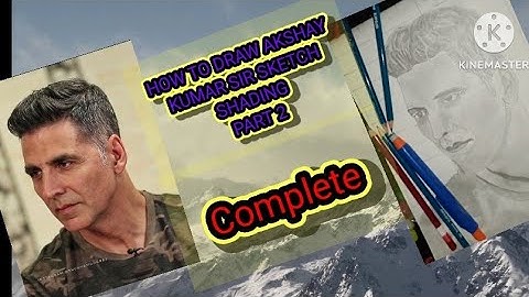 akshay kumar sir sketch part 2 shading complete please subscribe