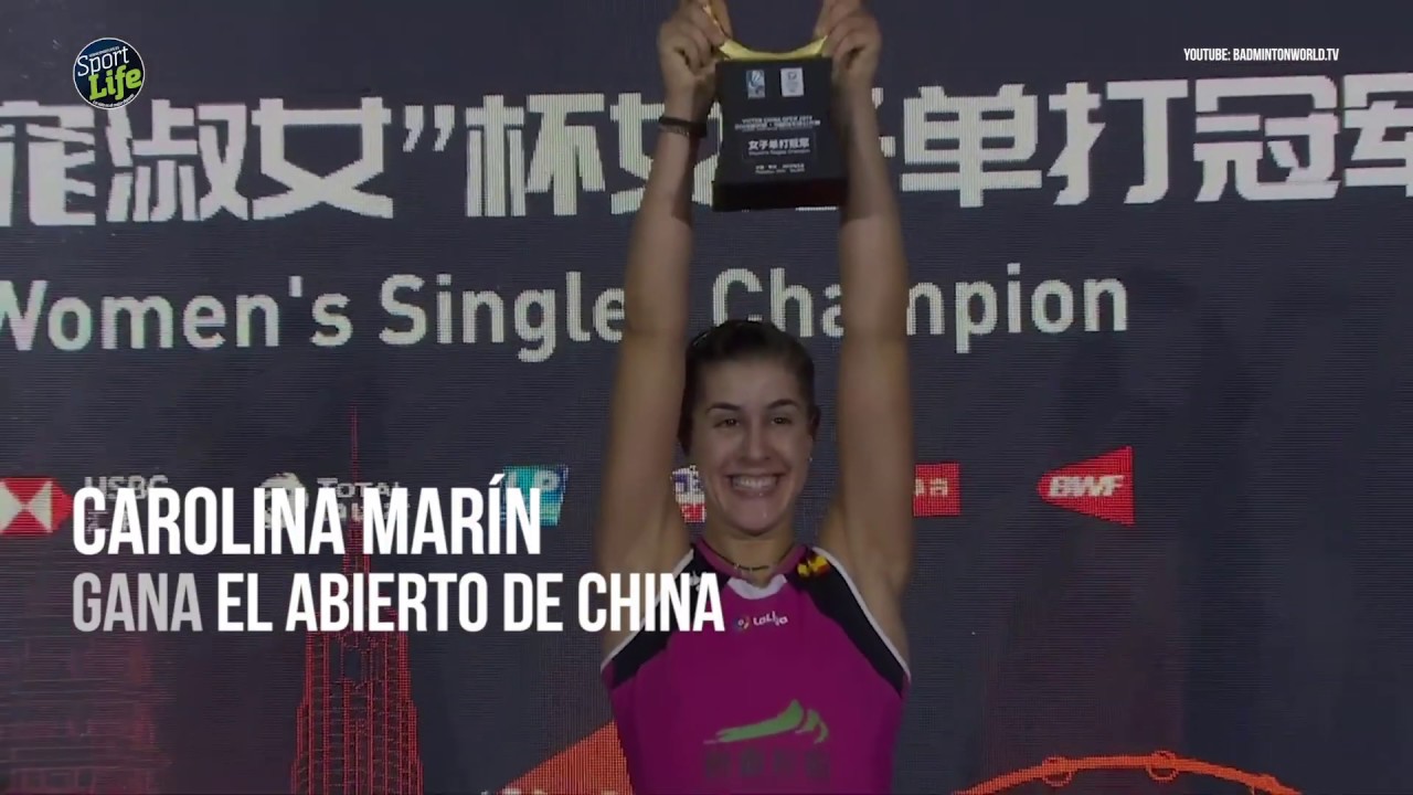 Carolina Marín gana el Abierto de China. http://sportlife.com.co