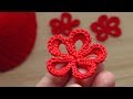 Маленький ЦВЕТОК крючком - вязания для начинающих - Lesson crochet flowers