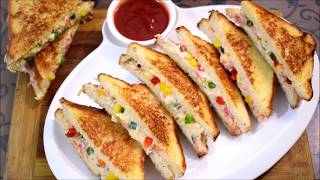 जब दिल चाहे कुछ नया खाना तो ये सैंडविच बनाना Dahi Mayo Sandwich| Curd Mayo Sandwich
