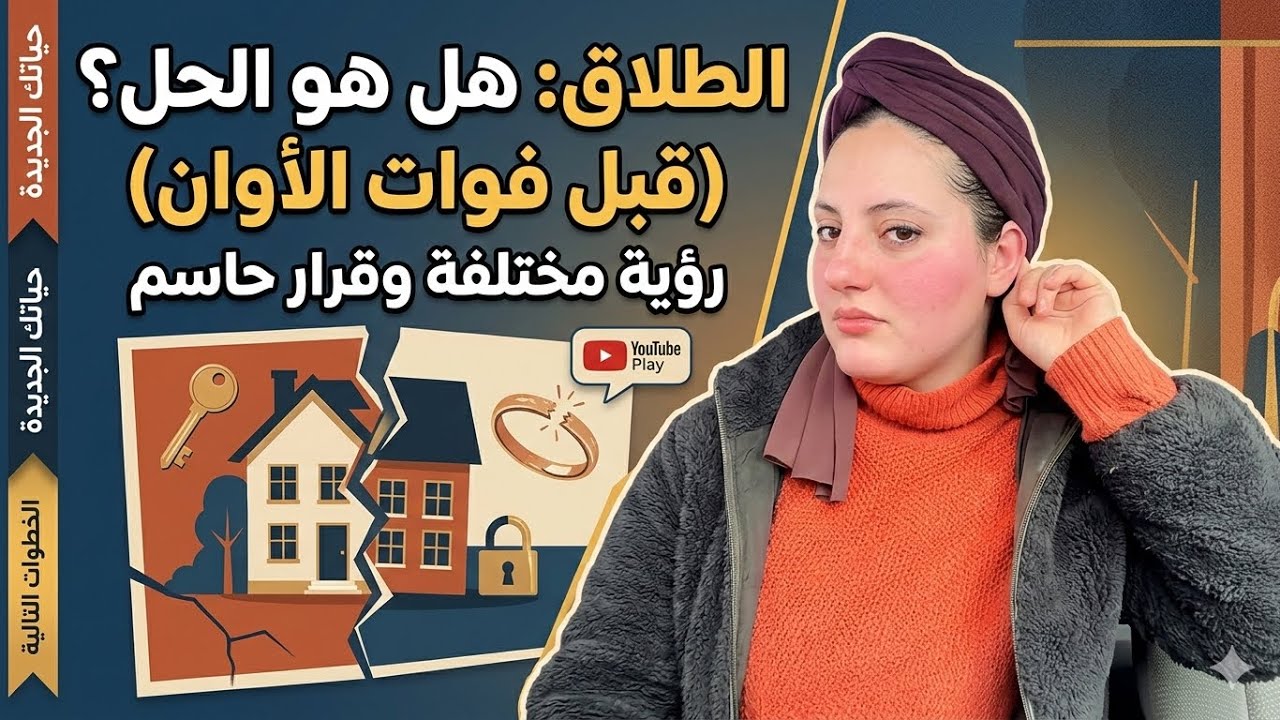 اعذروني 💔منقدرش نشجعكم على الطلاق 🏚️💔فالطلاق ليس بالأمر السهل وليس لعبة قرارك في يدك 😧