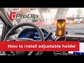 How to install a proclip usa adjustable holder