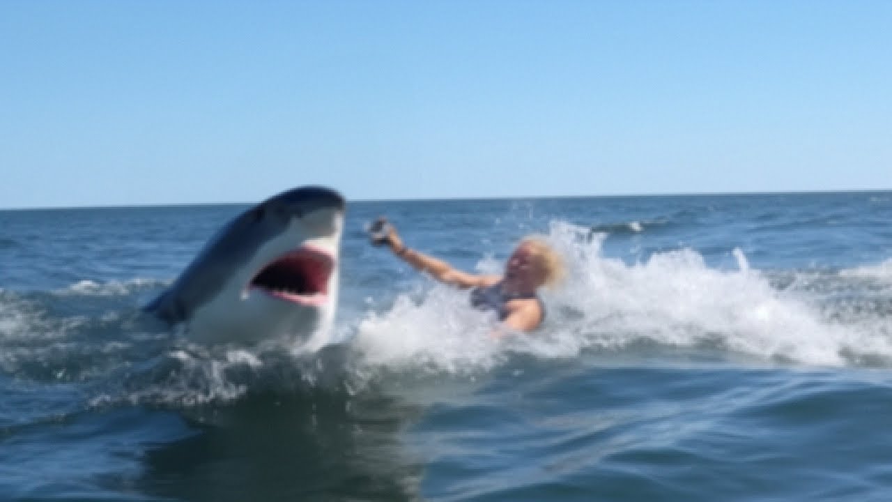 This Bull Shark Devoured a Woman Peeing in The Ocean! - YouTube