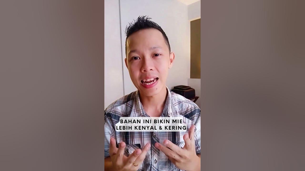Bahan ini bikin mie lebih kenyal dan kering
