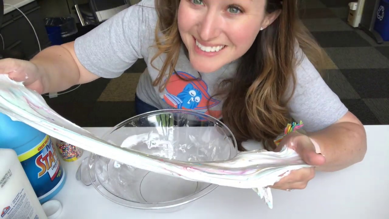 Kids Create: Rainbow Explosion Slime - YouTube