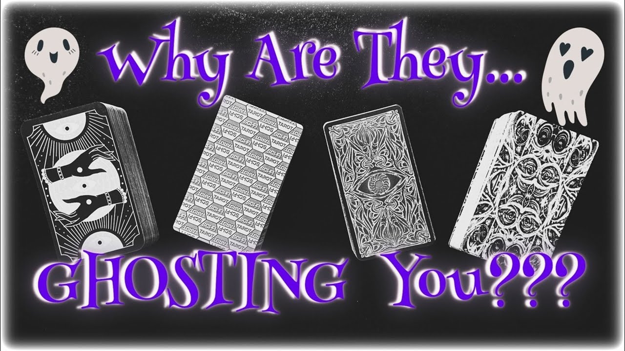 🔮 Why Are They GHOSTING You? 🖤👻😡 Pick A Card Tarot Reading 🔮