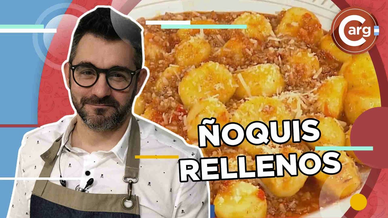 COMO HACER ÑOQUIS RELLENOS POR JUAN BRACELI - YouTube