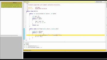 Java for 3GIG -  while loop - standard algos - part 2/3 -  non integer counter