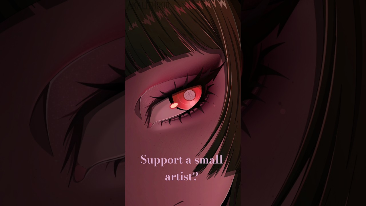 Support A Small Artist? 🩷 Eye drawing trend ⚠️ Transition Incoming ⚠️