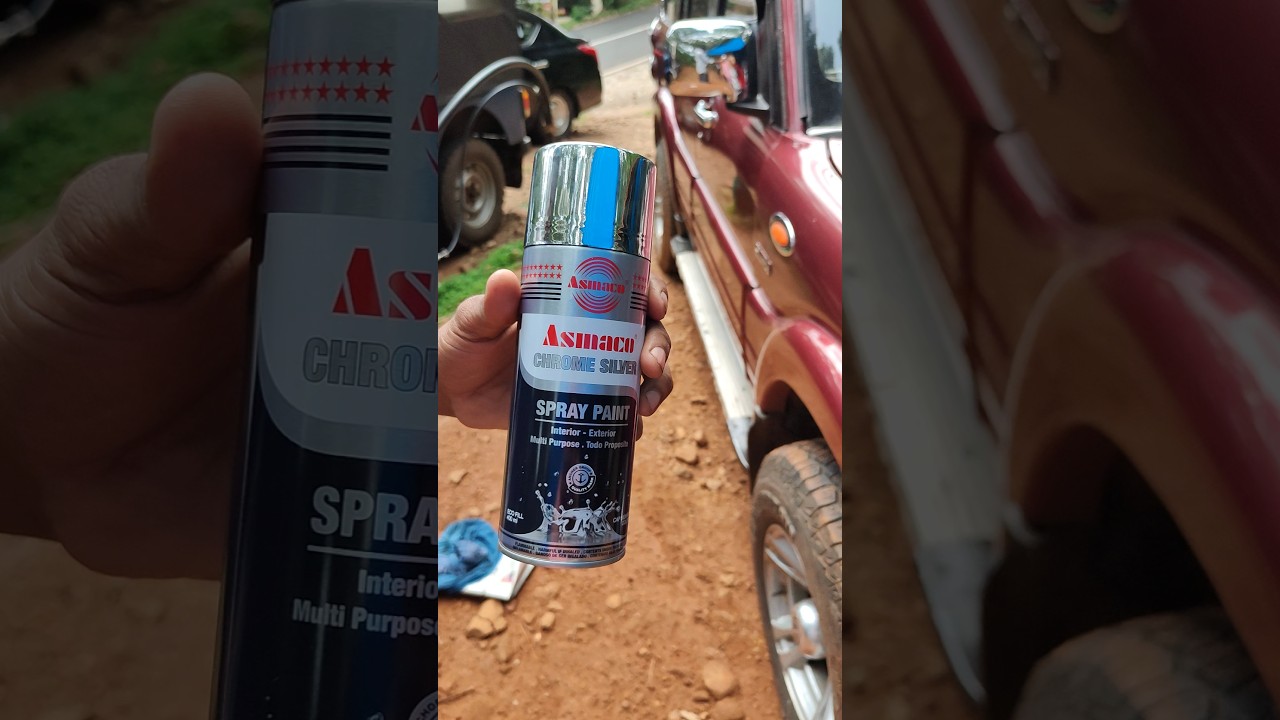 How to spray paint your alloy wheels Just Rs 220 