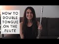 Double tonguing on the flute