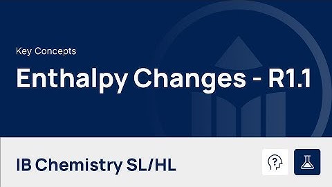 Enthalpy Changes [IB Chemistry SL/HL]