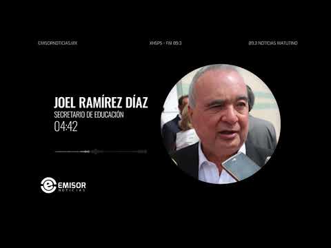 Joel Ramírez, Srio. de Educación de SLP habla sobre el nuevo ciclo escolar que inicia en agosto