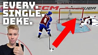 Become a DEKING WIZARD in NHL 24 | ALL DEKES TUTORIAL (How + WHEN to do)