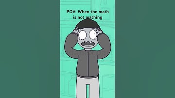 When Math is Not Mathing (Credits ​⁠@dude.dans_ ) #mathtricks #meme #mathshorts #art