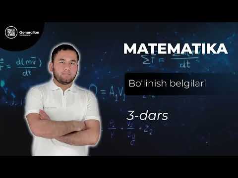 Video: Matematik belgilar qanday?