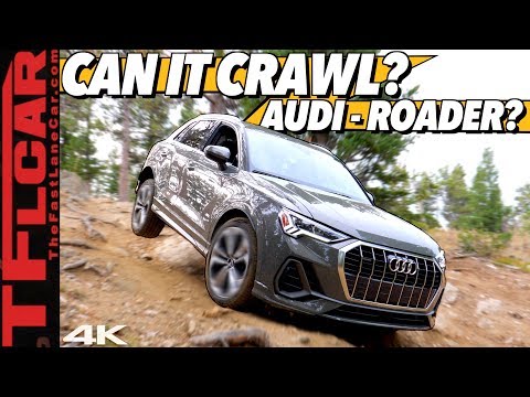 The New AWD 2019 Audi Q3 Has an Off-Road Mode BUT Can it Climb a Mountain? Let's Find Out!