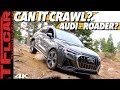 The new awd 2019 audi q3 has an offroad mode but can it climb a mountain lets find out