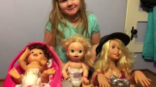Baby Alive Farting Compeion Hosted By Lakelyn And Barbie Funny Bloopers Unseen Bad Girls