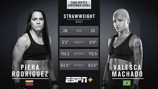 FREE FIGHT | Piera Rodriguez Claims UFC Contract With Dominant Decision Win | DWCS Season 5