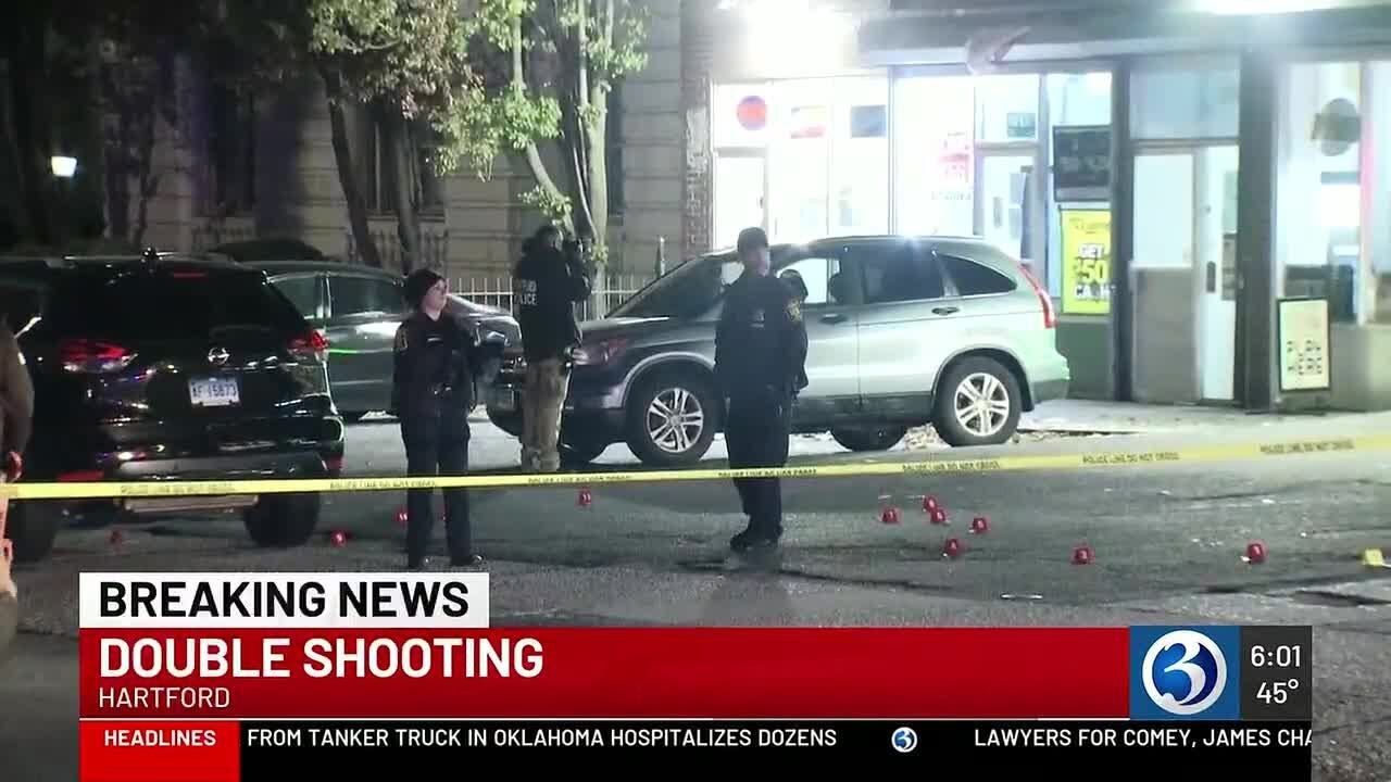 Hartford police investigating after double shooting
