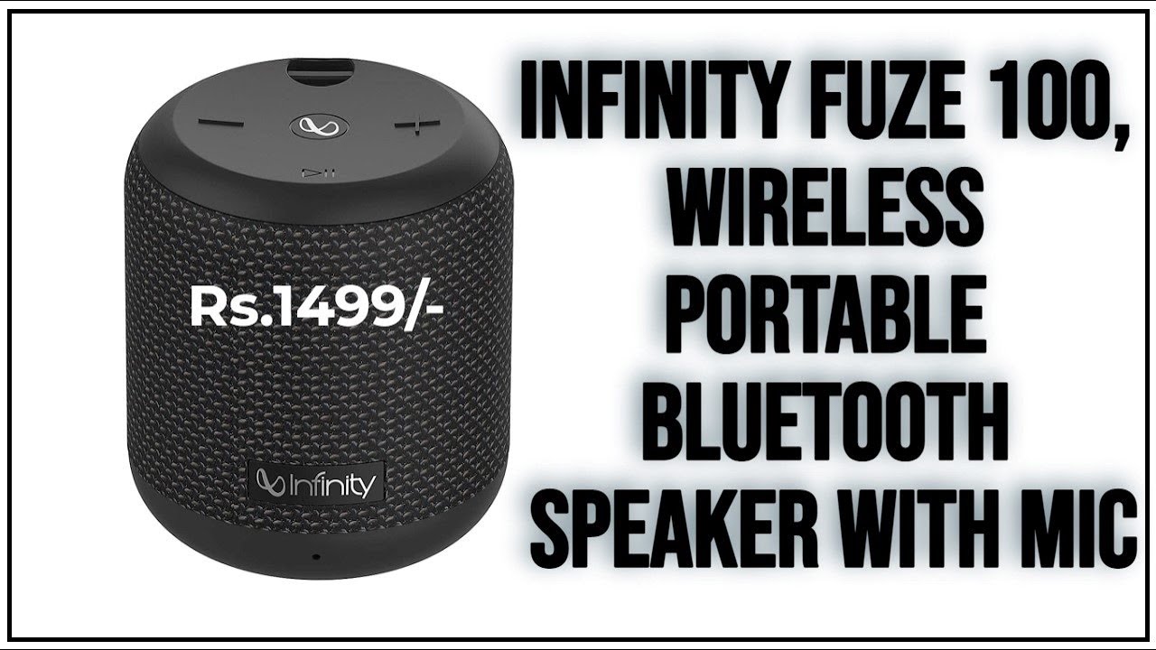 Infinity JBL Fuze 100, Wireless Portable Bluetooth Speaker with Mic