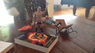 JWA: Moonsault Through A Table