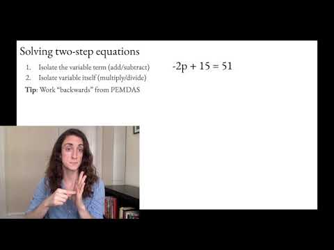 Solving two-step linear
