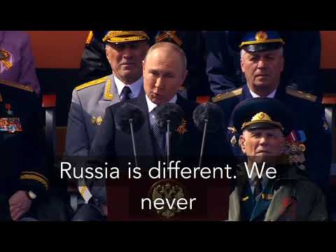 Putin: "Nunca renunciaremos a la patria por la fe y los valores tradicionales"