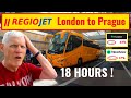 Regiojet marathon 20 hour journey  london to prague