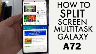 Samsung Galaxy A72: How to Split Screen | Dual Screen Samsung A72 screenshot 3