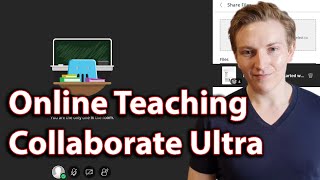How to teach online in Collaborate Ultra? Only teaching in Moodle Tutorial