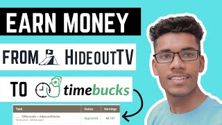 Earn Money From Hideout TV To TimeBucks ||@tilakbatham screenshot 4