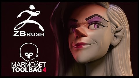 How I made this cartoon character in 3D with Zbrush and Marmoset Toolbag