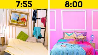 TRANSFORMACIÓN RÁPIDA DEL CUARTO || Adornos y muebles caseros y originales para ahorrar dinero