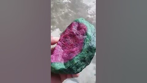 Natural Ruby with Zoisite