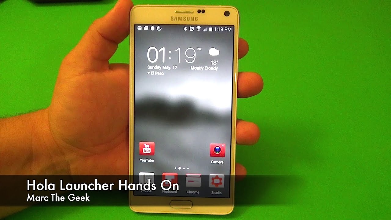 Hola Launcher Hands On - Customize Your Phone Simple & Fast - YouTube