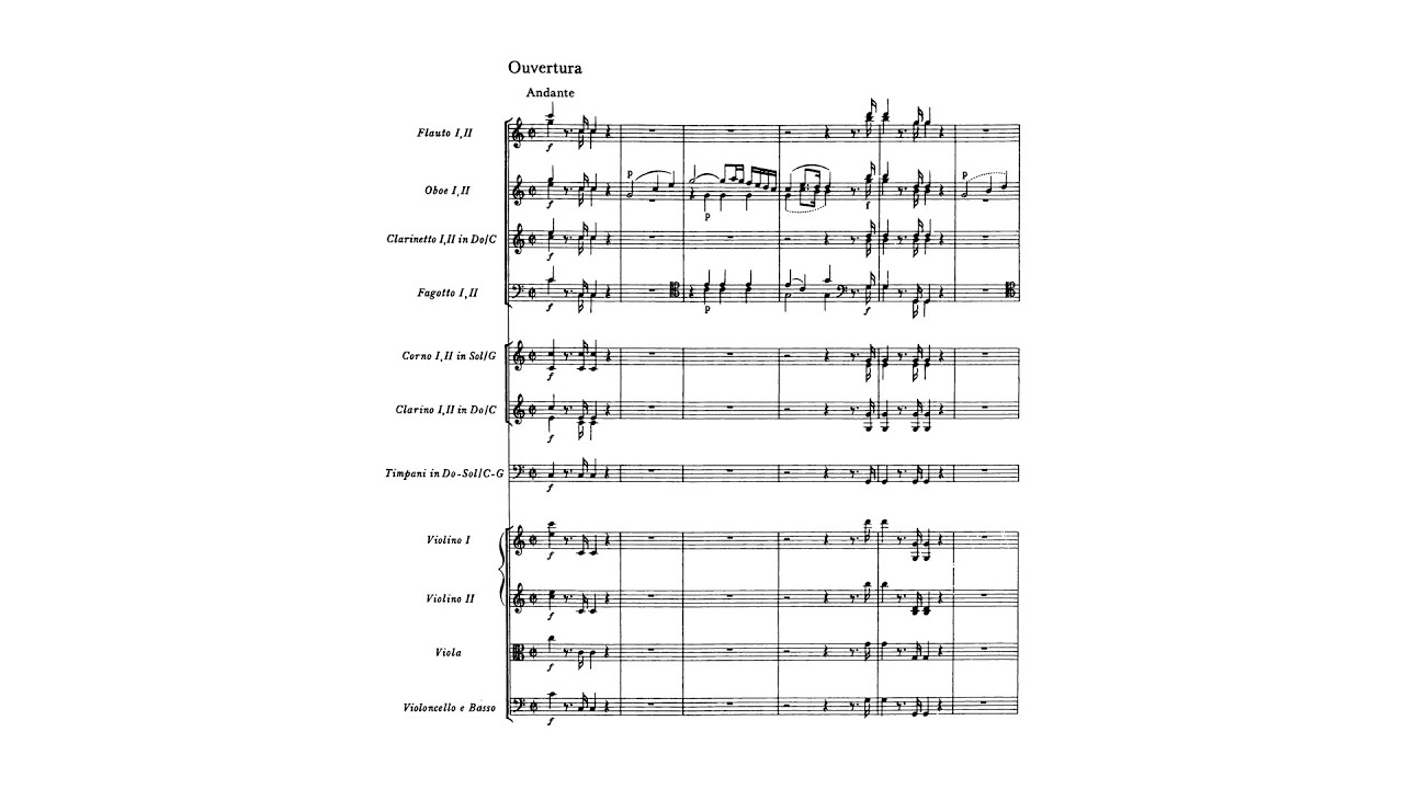 Mozart: Così fan tutte, Overture, K. 588 (with Score) - YouTube