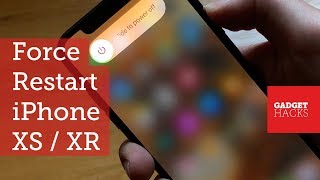 How to force restart the iphone xs, xs max & xr