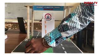 A Boom Barrier (Prototype) built by the Physics students in UEW. #electronics #technology