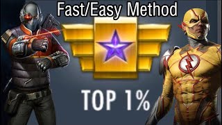 Injustice Mobile- How to get TOP 1% in Online Battle/ Best Method