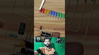 কিছু 5mm LED বাল্ব এভাবে সাজিয়ে নিয়ে মাইক লাগিয়ে সাউন্ড লাইট বানিয়ে নিতে পারবেন |