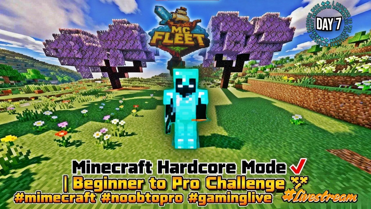 Minecraft Hardcore Mode 🔥 | Noob to Pro Survival Challenge (Hindi Live ...
