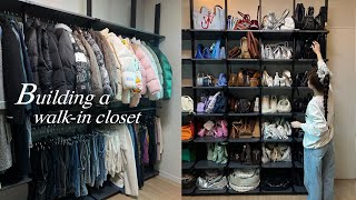 Korea Vlog: build & organize a walk-in closet, must visits at bukchon village & grandma’s bday🎂