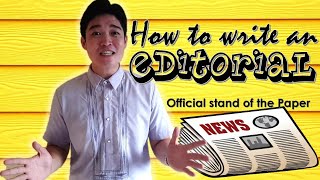 WRITING AN EDITORIAL I Elearning Series I JERIC CABUG